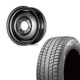 215/70R16 選べるスタッドレスセット <br> オールドスタイルスチールホイール 16×5.5J +20 139.7 5H <br> 1本価格 ジムニー シーエルリンク
