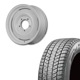 215/70R16 選べるスタッドレスセット <br> オールドスタイルスチールホイール 16×5.5J +20 139.7 5H <br> 1本価格 ジムニー シーエルリンク