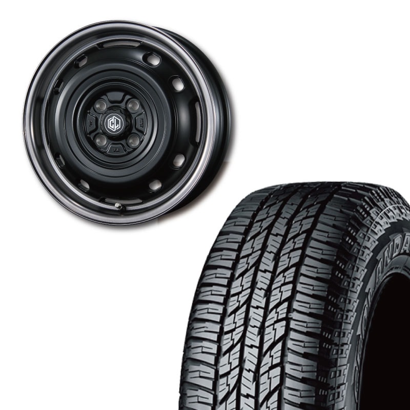 チーフ　165/60R15 タイヤ・ホイールセット OPEN COUNTRY 夏タイヤセット 三菱 デリカミニ 4本組 15インチ タイヤ