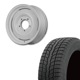 175/80R16 選べるスタッドレスセット <br> オールドスタイルスチールホイール 16×5.5J +20 139.7 5H <br> 1本価格 ジムニー シーエルリンク