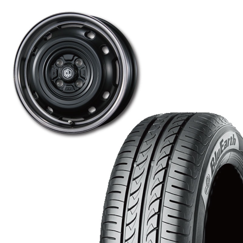 165/65R15 選べるタイヤセット <br> UNIONRIM TX 15×4.5J +45 100 4H