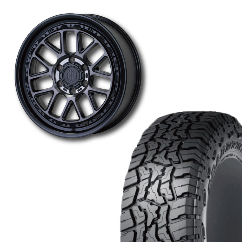 35×12.50R20 タイヤセット <br> UNIONRIM HH 20x8.5J +55 139.7 6H MB <