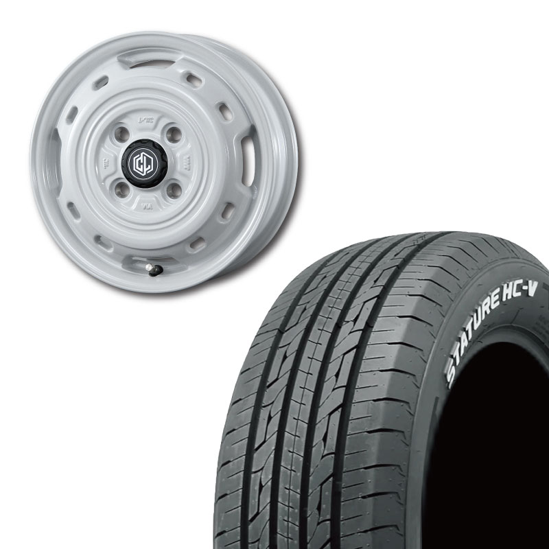 YOKOHAMA 145/80R12 タイヤ付き鉄チンホイール2本 車 YOKOHAMA 145/80R12 タイヤ付き鉄チンホイール2本