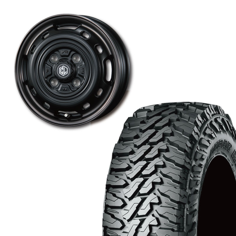 145/80R12 選べるタイヤセット <br> UNIONRIM TX 12×3.5J +44 100 4H <