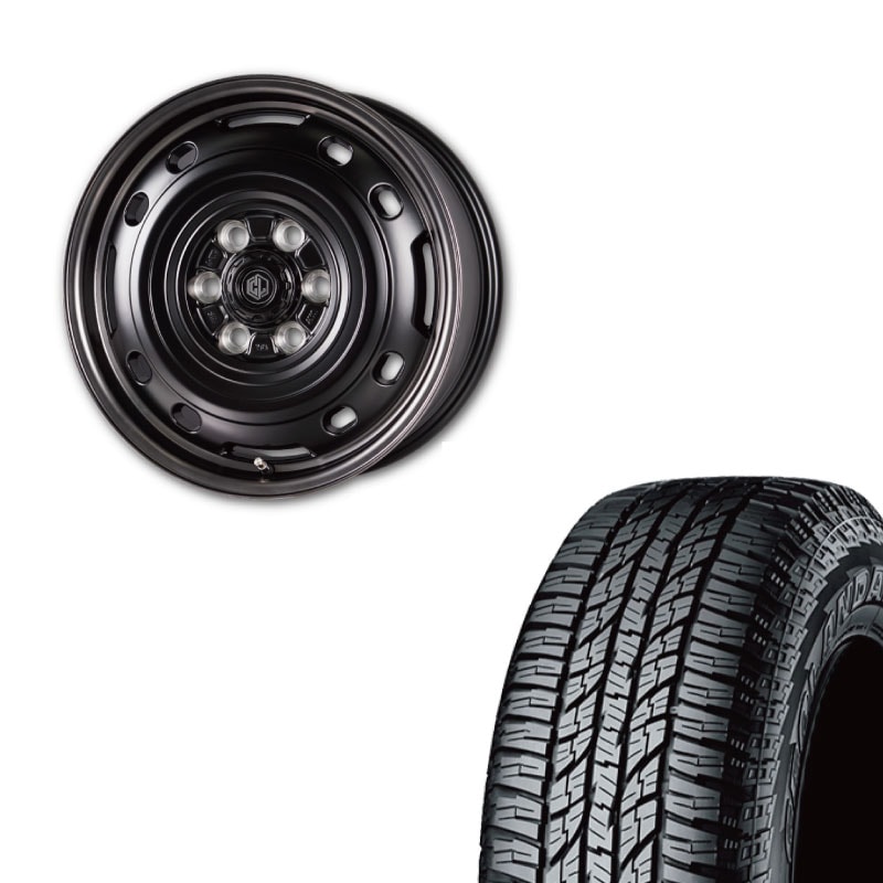 丸 265/65R18 選べるタイヤセット <br>UNIONRIM TX <br> 18インチ 7.5J +