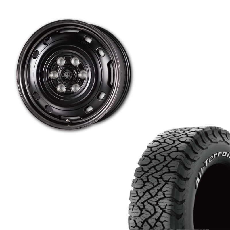 265/70R18 選べるタイヤセット <br>UNIONRIM TX <br> 18インチ 7.5J +