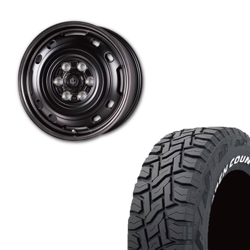 285/60R18 選べるタイヤセット <br>UNIONRIM TX <br> 18インチ 7.5J +