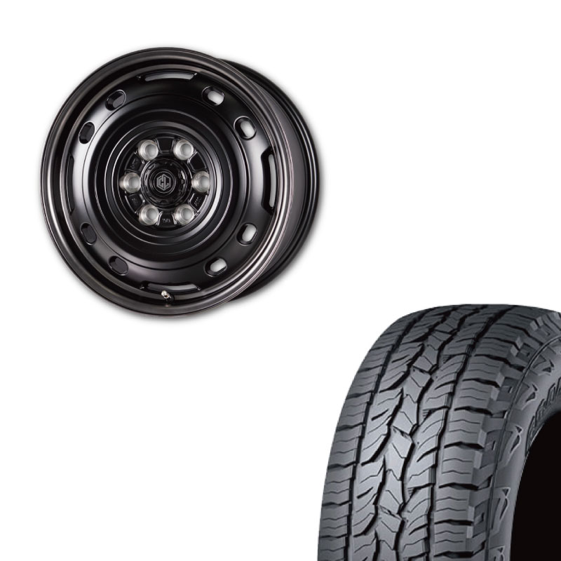 トヨタ ランドクルーザー　タイヤ・ホイールセット　18インチ　285/60-18 285/60R18 選べるタイヤセット <br>UNIONRIM TX <br> 18インチ 7.5J +