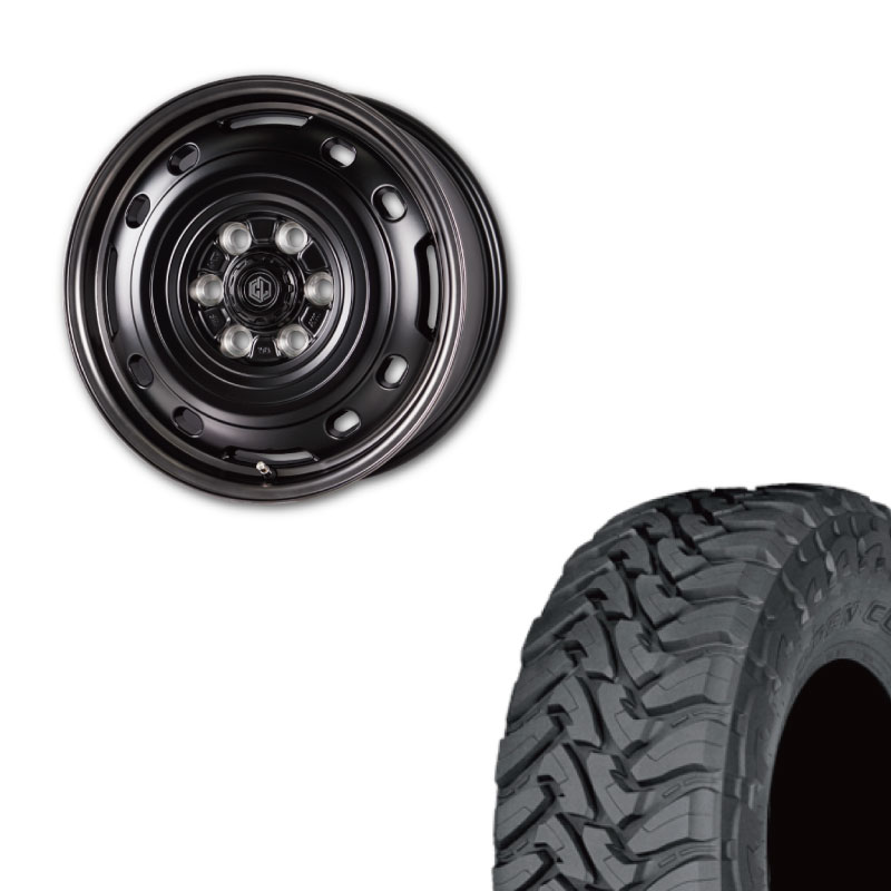 275/70R18 選べるタイヤセット <br>UNIONRIM TX <br> 18インチ 7.5J +