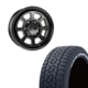 【売り切り特価】<br>215/65R16<br> 選べるタイヤセット <br> KG Wheels KW01-02 <br>16×6.5J +38 139.7 6H <br>200系ハイエース<br> 4本価格  