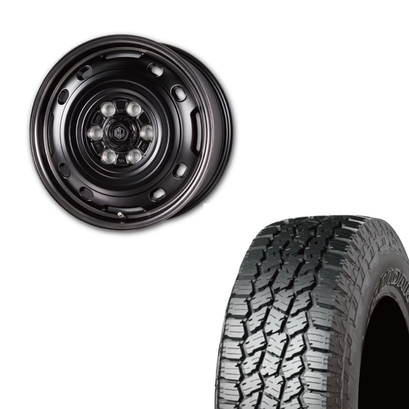 285/65R18 選べるタイヤセット <br>UNIONRIM TX <br> 18インチ 7.5J +
