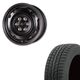 265/65R18 選べるスタッドレスセット <br>UNIONRIM TX <br> 18インチ 7.5J +55 139.7 6H MB/MSC <br> ランクル250 ランクル300 4本価格