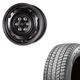 265/65R18 選べるスタッドレスセット <br>UNIONRIM TX <br> 18インチ 7.5J +55 139.7 6H MB/MSC <br> ランクル250 ランクル300 4本価格