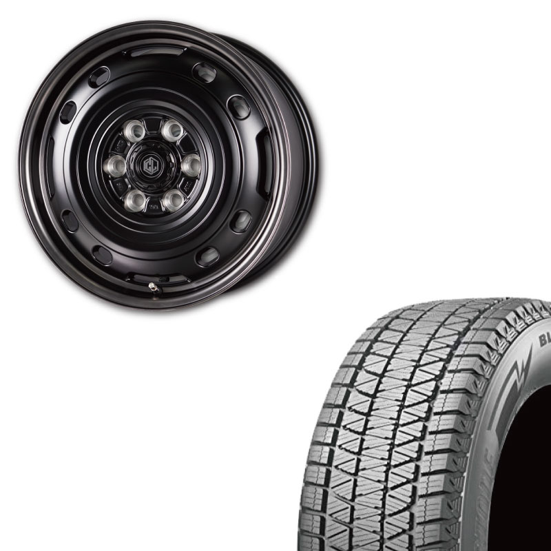 285/60R18 選べるスタッドレスセット <br>UNIONRIM TX <br> 18インチ