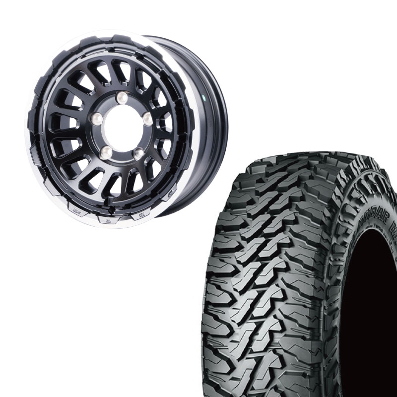 Vaggio 215/70R16 5スポークホイールセット 215/70R16 選べるタイヤセット <br> オールドスタイルスチール