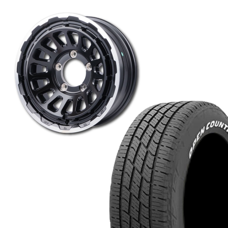 215/70R16 選べるタイヤセット <br> UNIONRIM HR 16×6J -5 139.7 5H