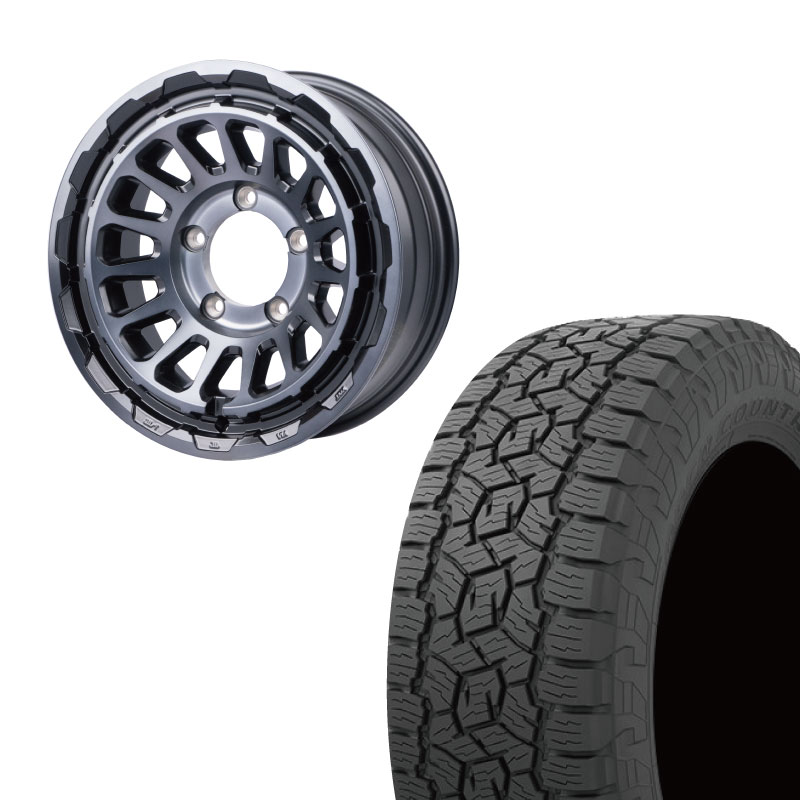 215/70R16 選べるタイヤセット <br> UNIONRIM HR 16×6J -5 139.7