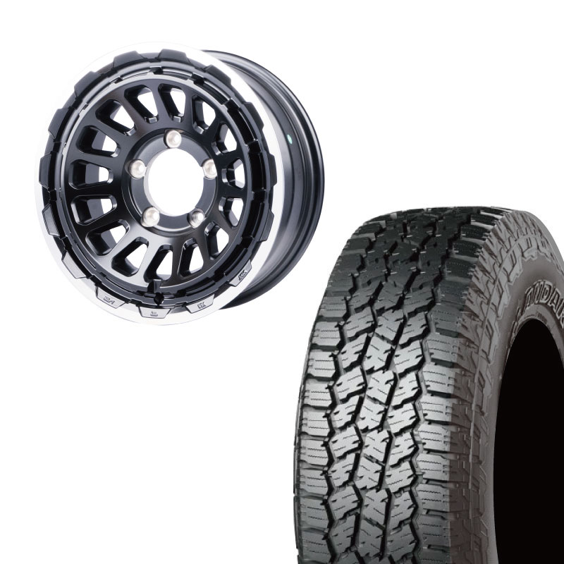 225/70R16 選べるタイヤセット <br> UNIONRIM HR 16×6J -5 139.7