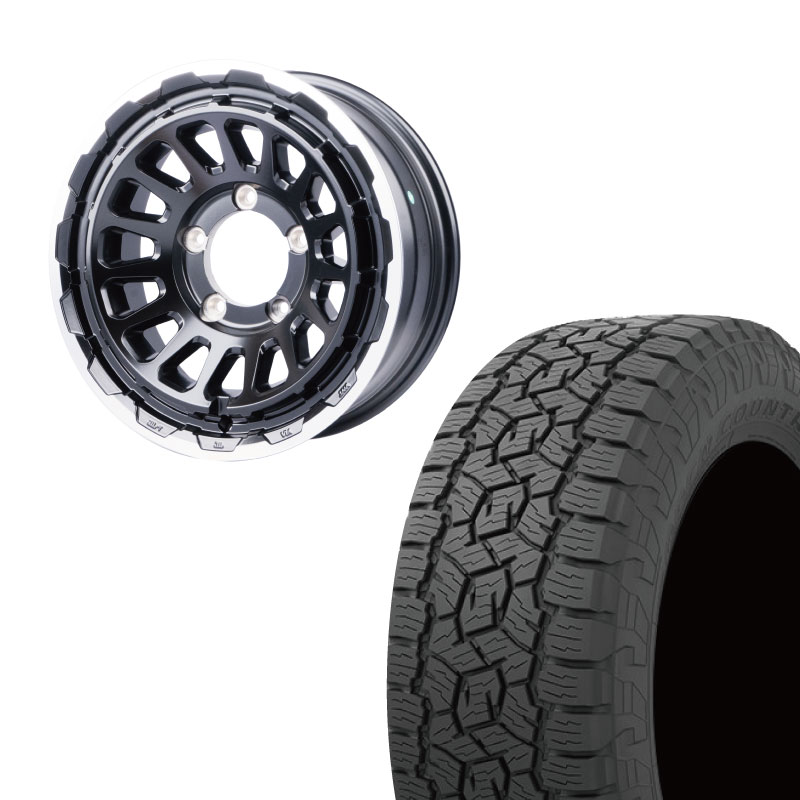 225/70R16 選べるタイヤセット <br> UNIONRIM HR 16×6J -5 139.7