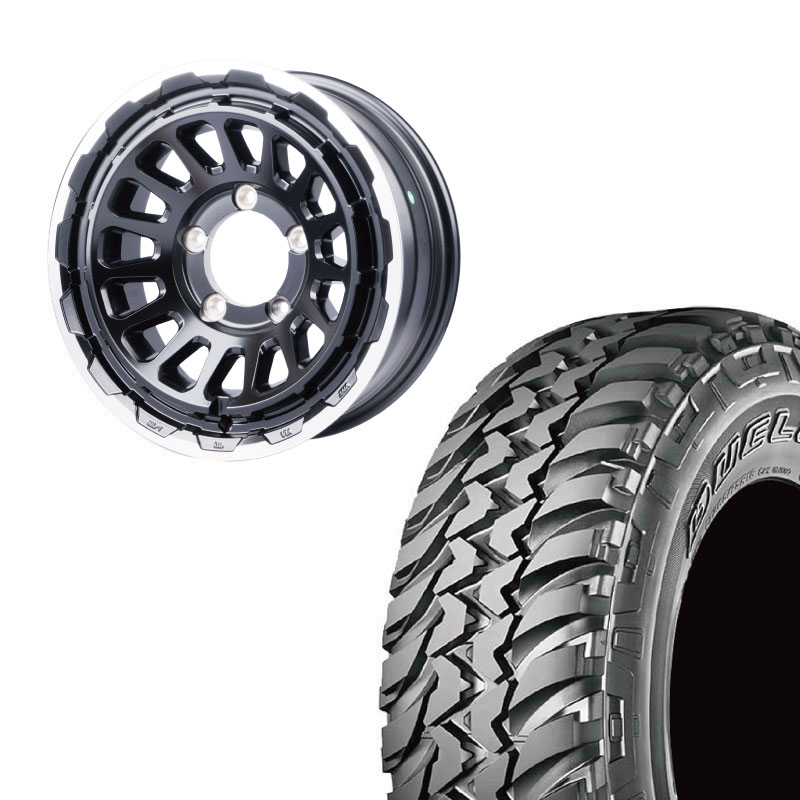 その他 E. 225/75R16 選べるタイヤセット <br> UNIONRIM HR 16×6J -5 139.7