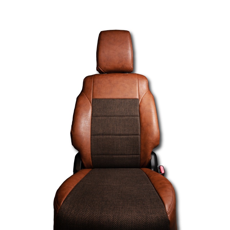 クラシックレザーシートカバー <br> カーソン(ブラウン) <br> 1台分