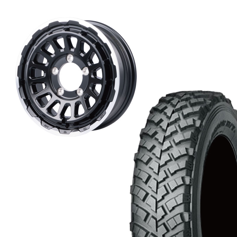 7.00R16 選べるタイヤセット / UNIONRIM HR 16×5.5J +20 139.7