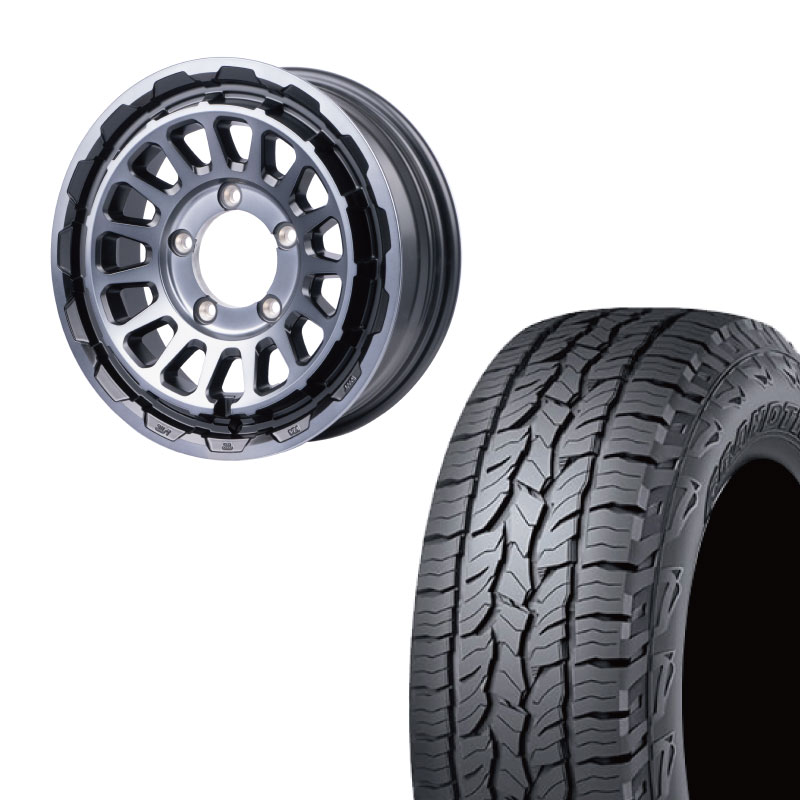 215/70R16 選べるタイヤセット / UNIONRIM HR 16×5.5J +20 139.7