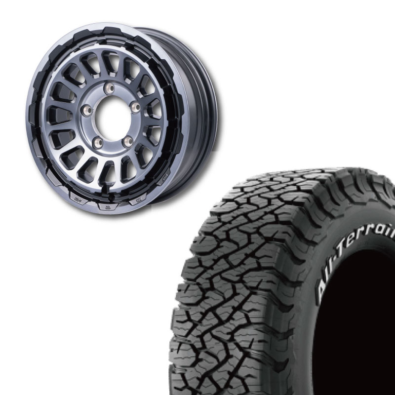215/70R16 選べるタイヤセット <br> UNIONRIM HR 16×5.5J +20