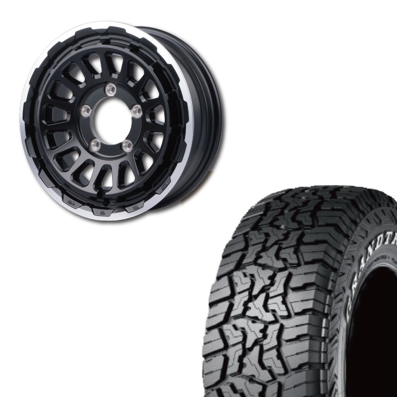 ホイールセット 215/80R16、リフトアップジムニー、シエラにどうぞ！ ホイールセット 215/80R16、リフトアップジムニー、シエラに