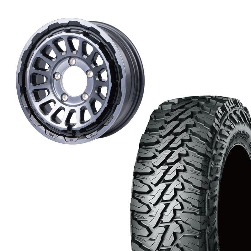 215/70R16 選べるタイヤセット / UNIONRIM HR 16×5.5J +20 139.7