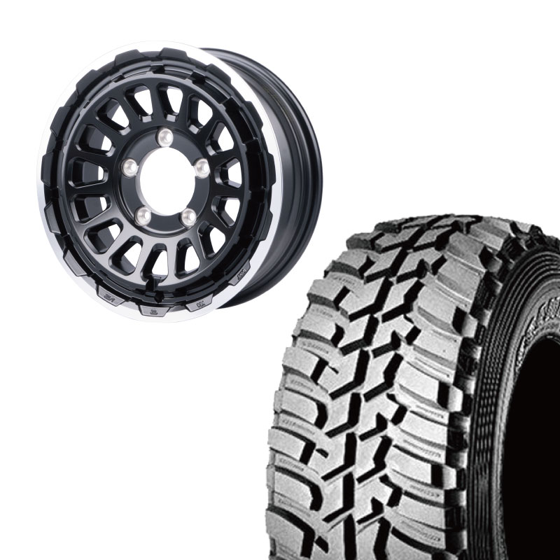 225/75R16<br> 選べるタイヤセット <br>【3インチUP 推奨】<br 