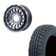 185/85R16 選べるスタッドレスセット <br> UNIONRIM HR 16×5.5J +20 139.7 5H <br> 1本価格 ジムニー シーエルリンク