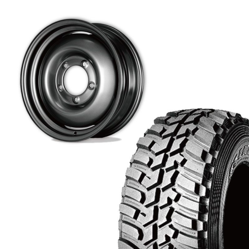 数量限定アウトレット】<br>225/75R16<br> 選べるタイヤセット <br>【3