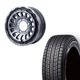 175/80R16 選べるスタッドレスセット <br> UNIONRIM HR 16×5.5J +20 139.7 5H <br> 1本価格 ジムニー シーエルリンク