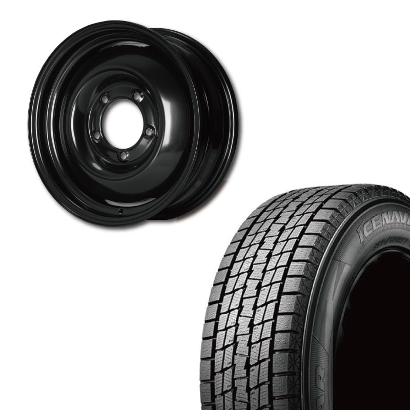 【アウトレット】225/70R16 選べるスタッドレスセット <br> オールドスタイルスチールホイール 16×5.5J +20 139.7 5H <br> 1本価格 ジムニー シーエルリンク