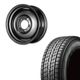 【アウトレット】225/70R16 選べるスタッドレスセット <br> オールドスタイルスチールホイール 16×5.5J +20 139.7 5H <br> 1本価格 ジムニー シーエルリンク