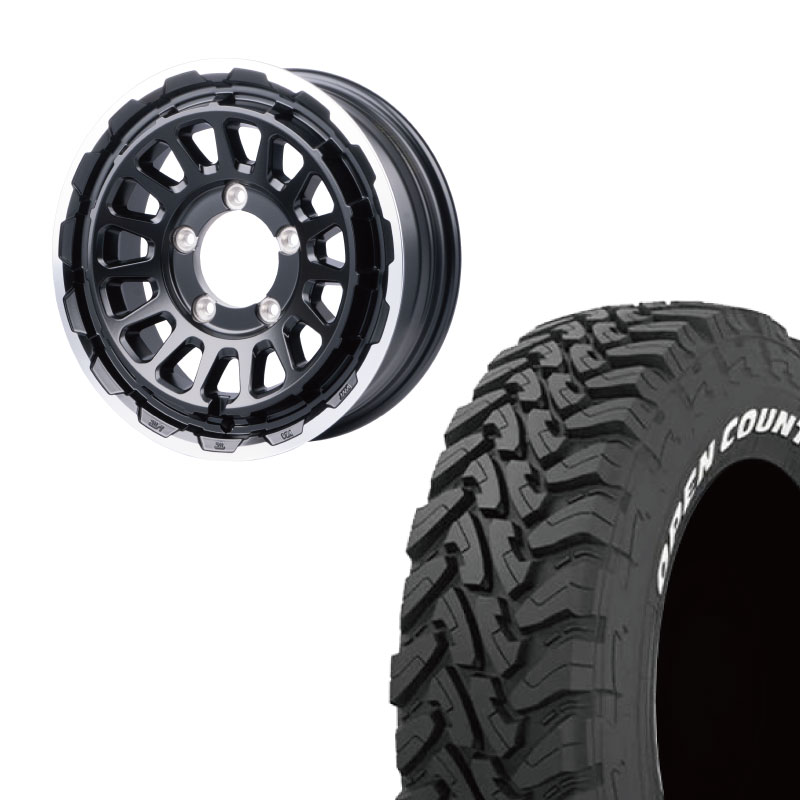 込 A•LAP-J 工藤自動車モデル 245/75R16 MTタイヤ付4本セット