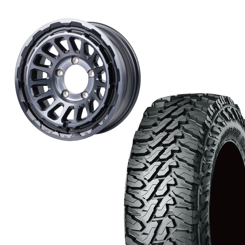 245/75R16 選べるタイヤセット / UNIONRIM HR 16×6J -5 139.7 5H