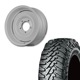 【アウトレット】225/75R16 選べるタイヤセット <br> オールドスタイルスチールホイール 16×6J -5 139.7 5H <br> 1本価格 シエラ シーエルリンク