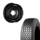 【アウトレット】225/75R16 選べるタイヤセット <br> オールドスタイルスチールホイール 16×6J -5 139.7 5H <br> 1本価格 シエラ シーエルリンク