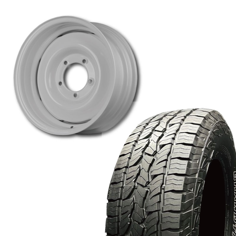 【アウトレット】235/70R16 選べるタイヤセット <br> オールドスタイルスチールホイール 16×6J -5 139.7 5H <br> 1本価格 シエラ シーエルリンク