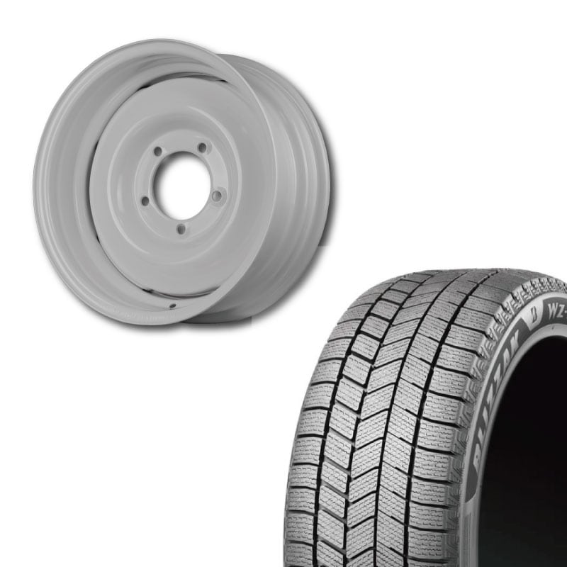 【アウトレット】215/70R16 選べるスタッドレスセット <br> オールドスタイルスチールホイール 16×6J -5 139.7 5H <br> 1本価格 シエラ シーエルリンク