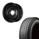 【アウトレット】215/70R16 選べるスタッドレスセット <br> オールドスタイルスチールホイール 16×6J -5 139.7 5H <br> 1本価格 シエラ シーエルリンク