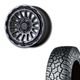 265/70R18 <br>選べるタイヤセット <br>【純正車輌 適合】<br>UNIONRIM TX <br> 18×7.5J +55 139.7 6H MB/MSC <br> ランクル250 ランクル300 <br>4本価格