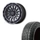 285/60R18 <br>選べるタイヤセット <br>【オーバーフェンダー 必須】<br>UNIONRIM HR <br> 18×7.5J +55 139.7 6H MB/MSC <br> ランクル250 ランクル300 <br>4本価格