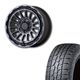 285/60R18 <br>選べるタイヤセット <br>【オーバーフェンダー 必須】<br>UNIONRIM HR <br> 18×7.5J +55 139.7 6H MB/MSC <br> ランクル250 ランクル300 <br>4本価格