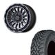 275/70R18 <br>選べるタイヤセット <br>【純正車輌 適合】<br>【リフトアップ推奨】<br>UNIONRIM HR <br> 18×7.5J +55 139.7 6H MB/MSC <br> ランクル250 ランクル300 <br>4本価格