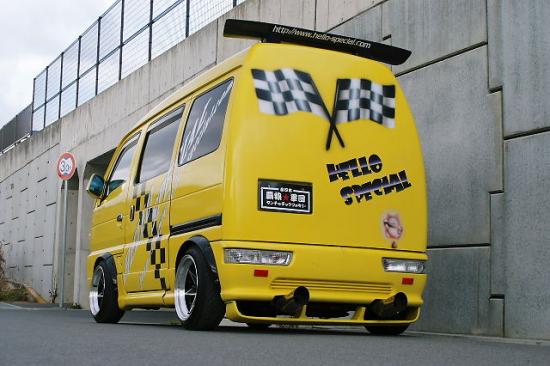 エブリィ　キャリイ　スクラム　51系　スリットスポイラー