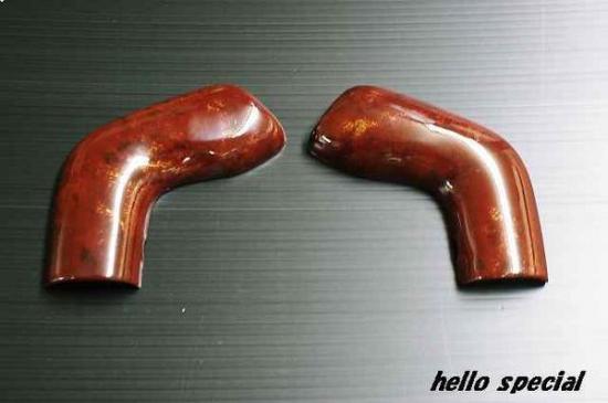 エブリィ　DA64V　3Dインテリアパネルシフトカバー　茶ウッド調