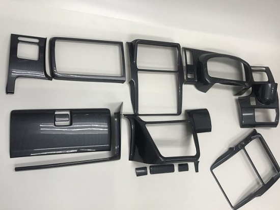 スーパーキャリイ　インテリアパネル14P　カーボン調